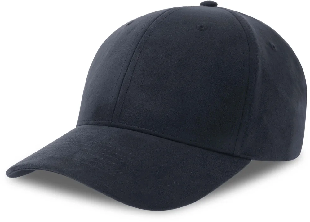6 Panel cap suede look