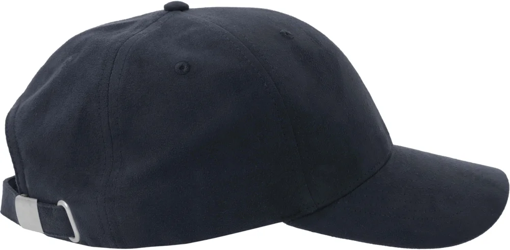 6 Panel cap suede look