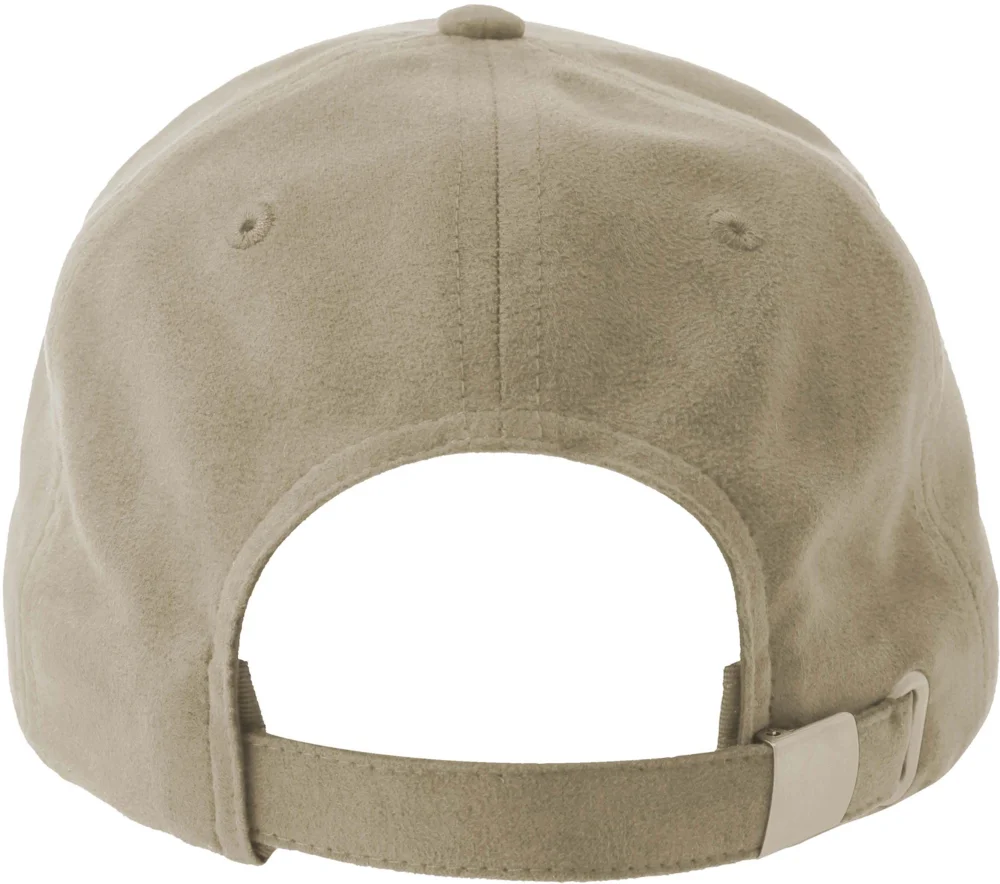 6 Panel cap suede look
