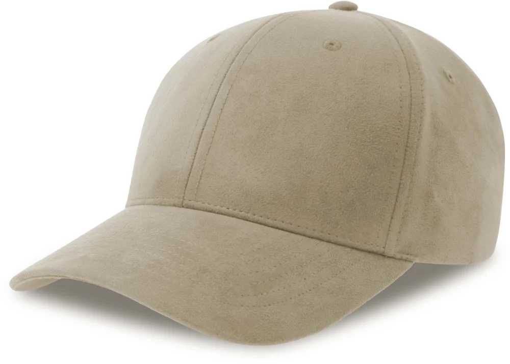 6 Panel cap suede look