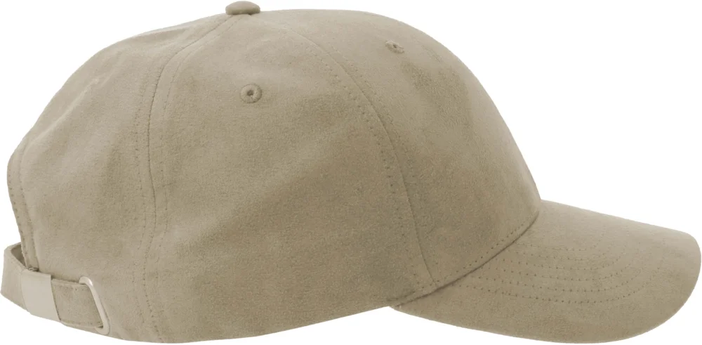 6 Panel cap suede look