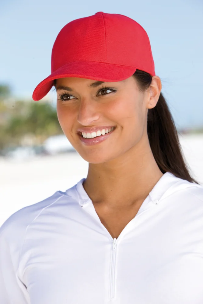 6 Panel Cap laminated with centred Front Panel