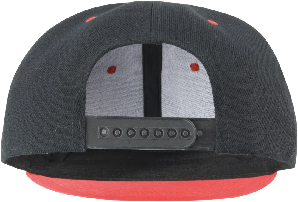 6 Panel Contrast Flat Peak Cap