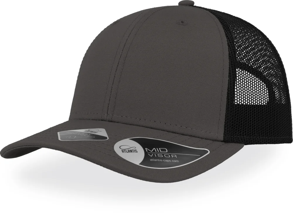 6 Panel Mesh Kappe "Recy Three"