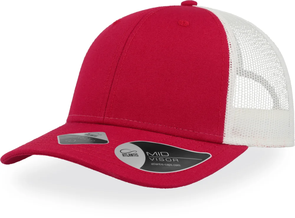 6 Panel Mesh Kappe "Recy Three"