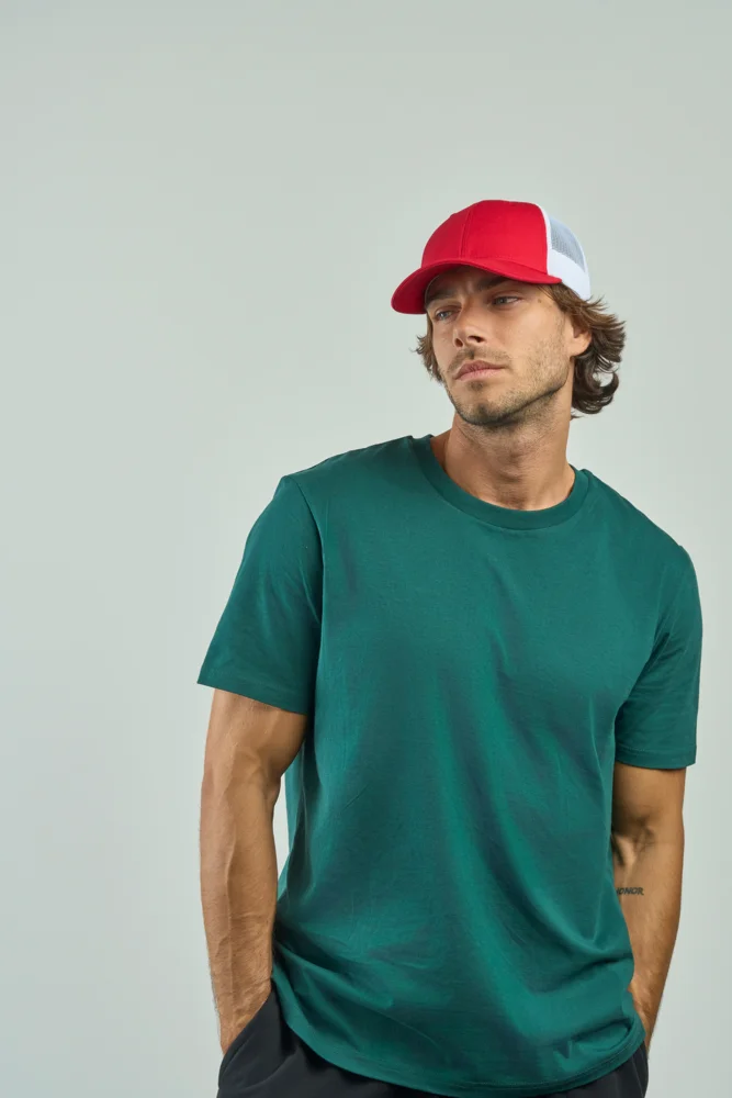 6 Panel Mesh Kappe "Recy Three"