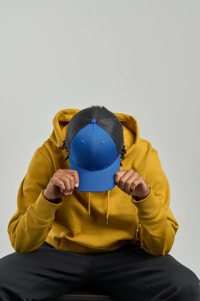 6 Panel Mesh Kappe "Recy Three"