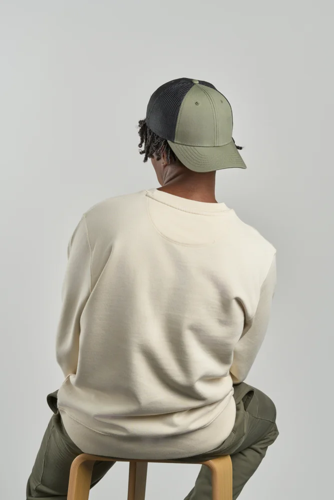 6 Panel Mesh Kappe "Recy Three"