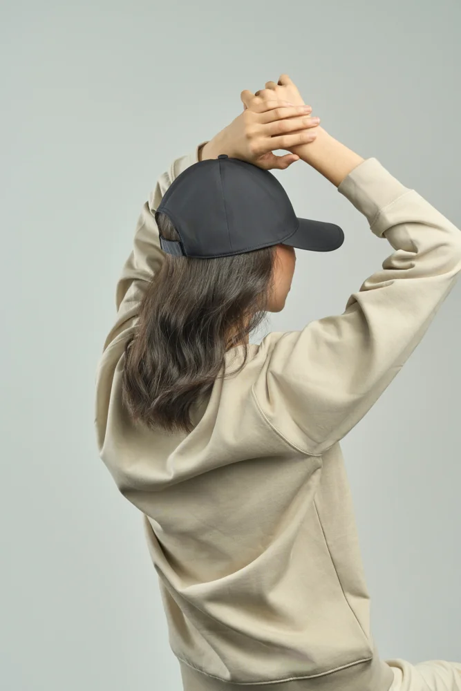 6 Panel Polyester Stretch Kappe