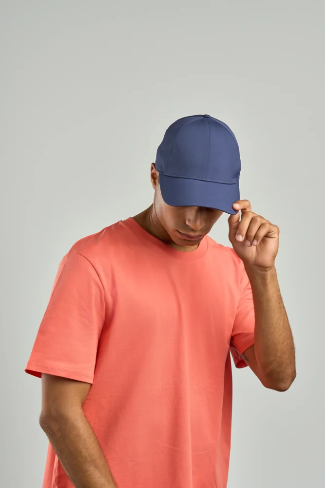 6 Panel Polyester Stretch Kappe
