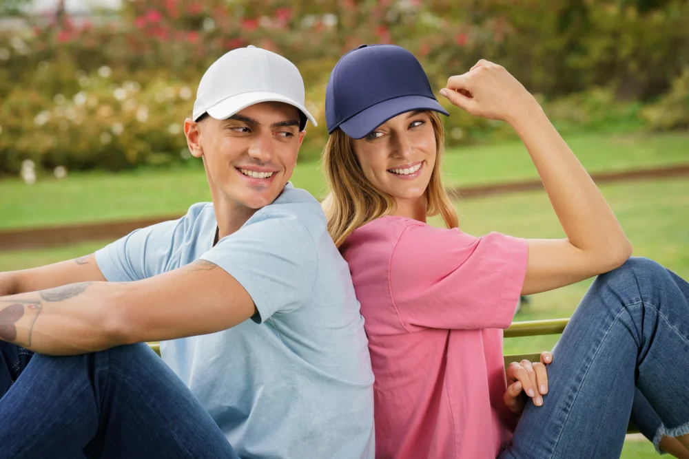 6 Panel Polyester Stretch Kappe