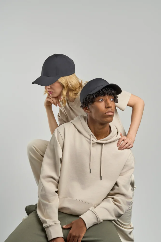 6 Panel Polyester Stretch Kappe