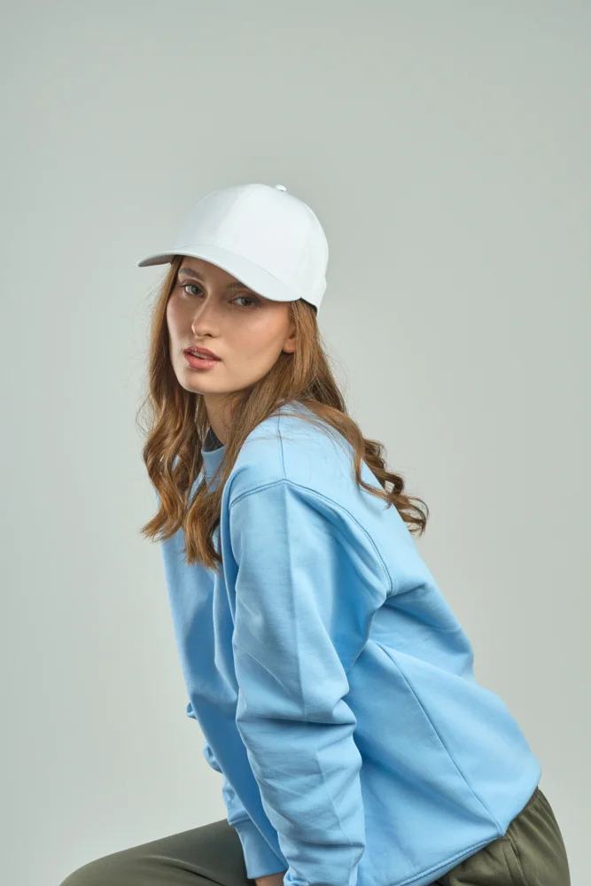 6 Panel Polyester Stretch Kappe
