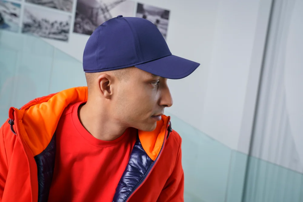 6 Panel Polyester Stretch Kappe