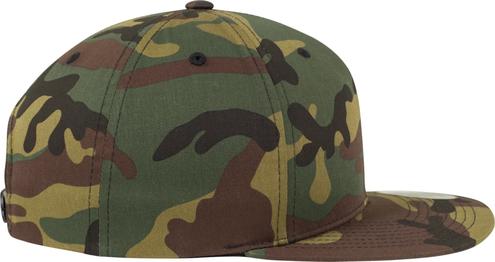 6 Panel Snapback Kappe "Camo"