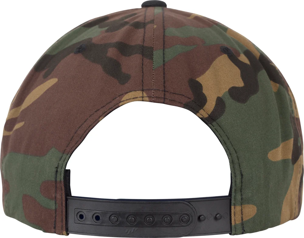 6 Panel Snapback Kappe "Camo"