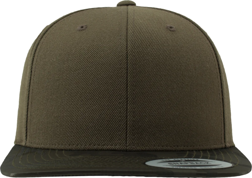 6 Panel Snapback Kappe "Camo"