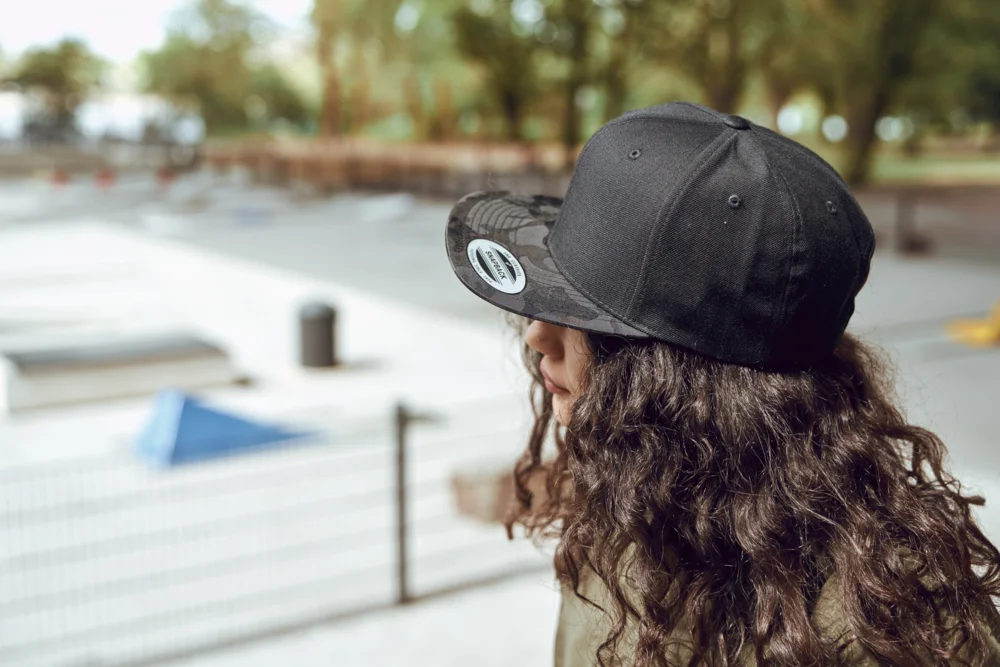 6 Panel Snapback Kappe "Camo"