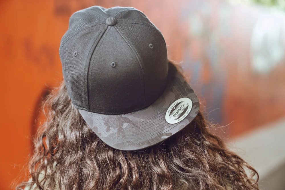 6 Panel Snapback Kappe "Camo"