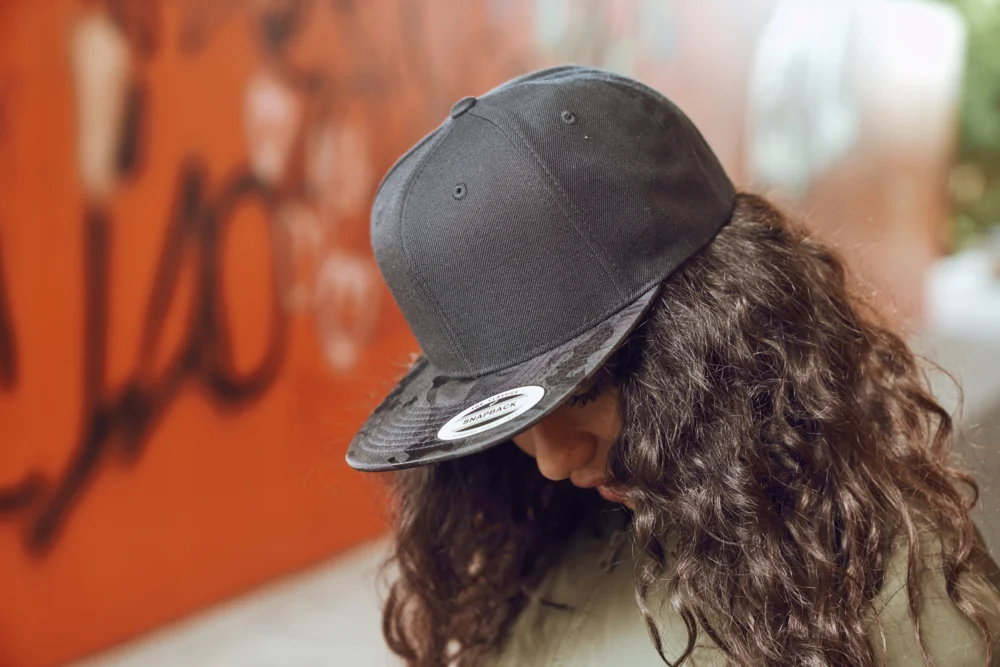 6 Panel Snapback Kappe "Camo"