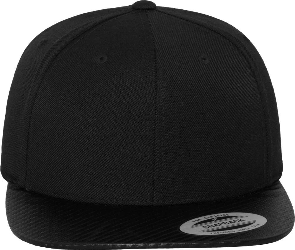 6 Panel Snapback Cap "Carbon"