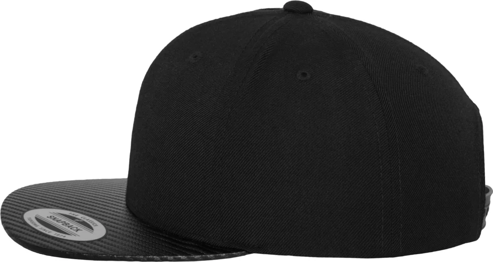 6 Panel Snapback Cap "Carbon"