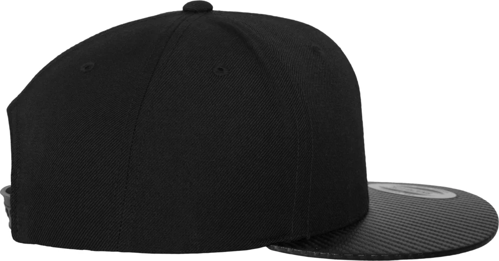 6 Panel Snapback Cap "Carbon"