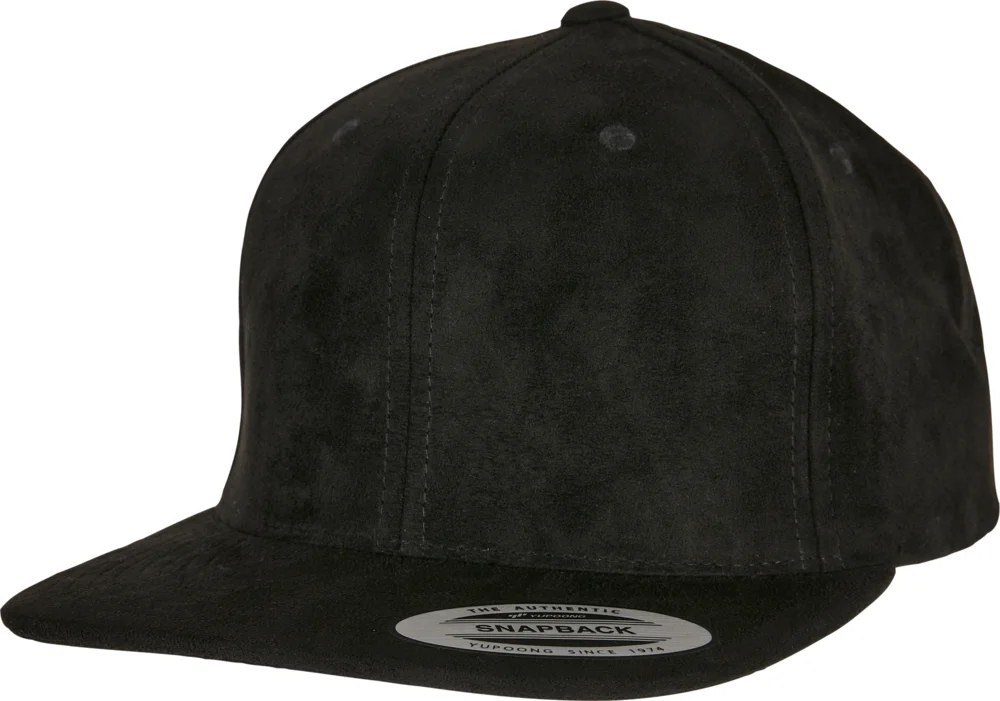 6 Panel Snapback Cap "Suede"