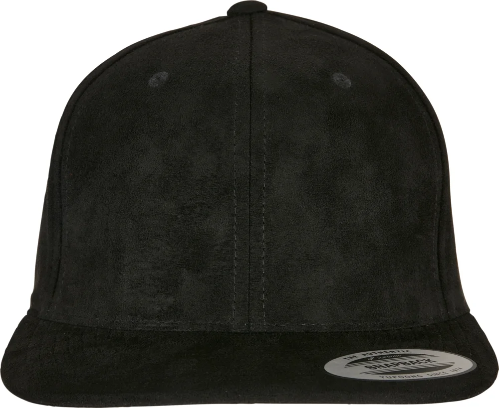 6 Panel Snapback Cap "Suede"