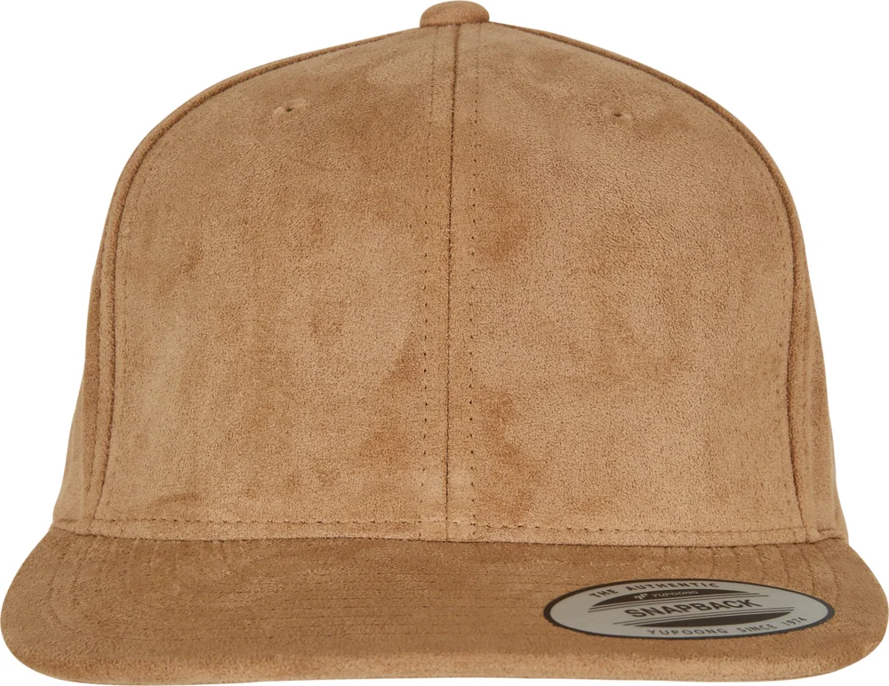 6 Panel Snapback Cap "Suede"