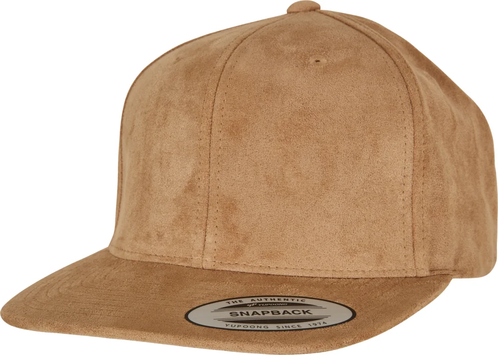 6 Panel Snapback Cap "Suede"
