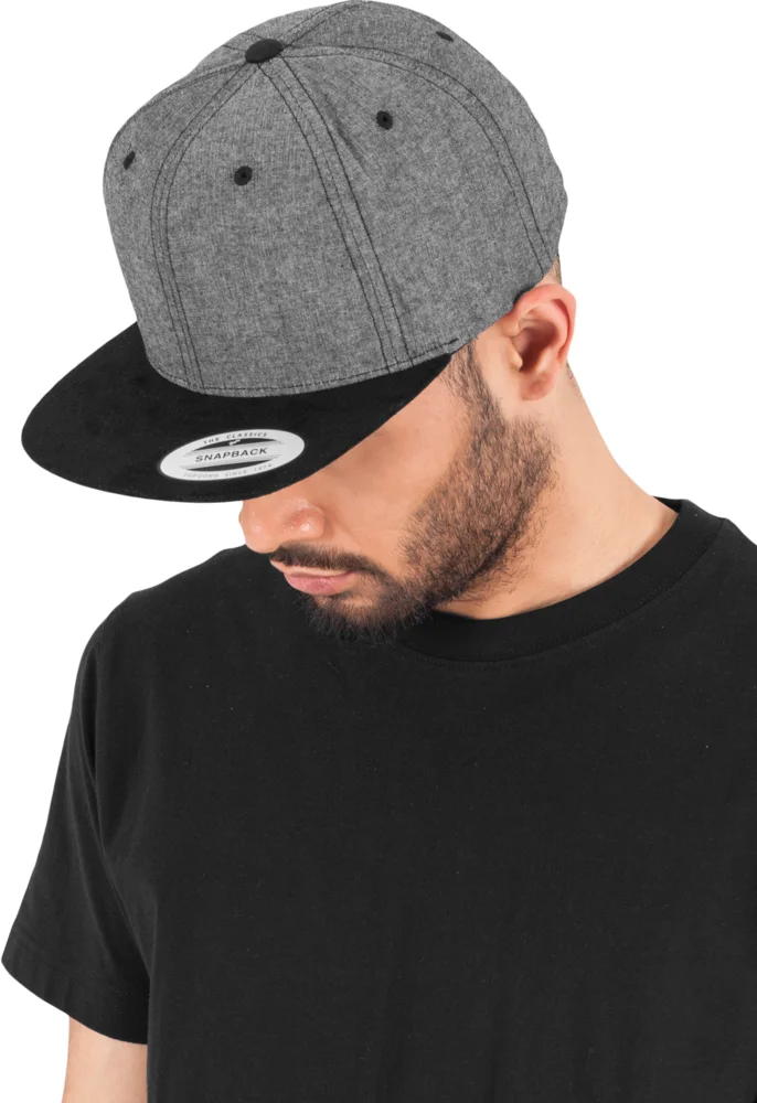 6 Panel Snapback Cap "Suede"
