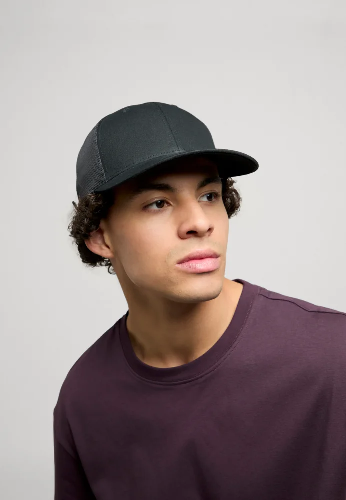 6 Panel Trucker Kappe "Double Mesh"