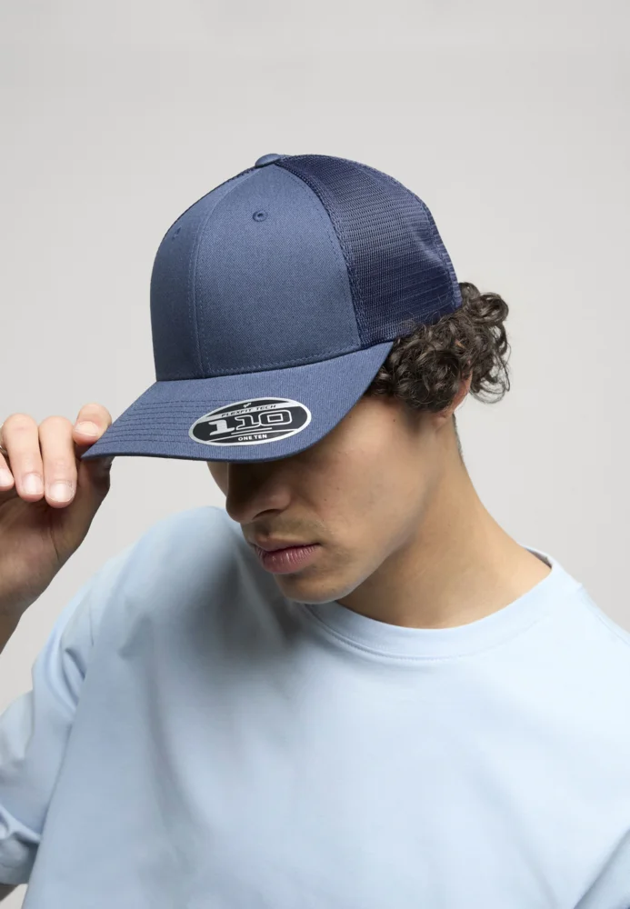 6 Panel Trucker Kappe "Double Mesh"