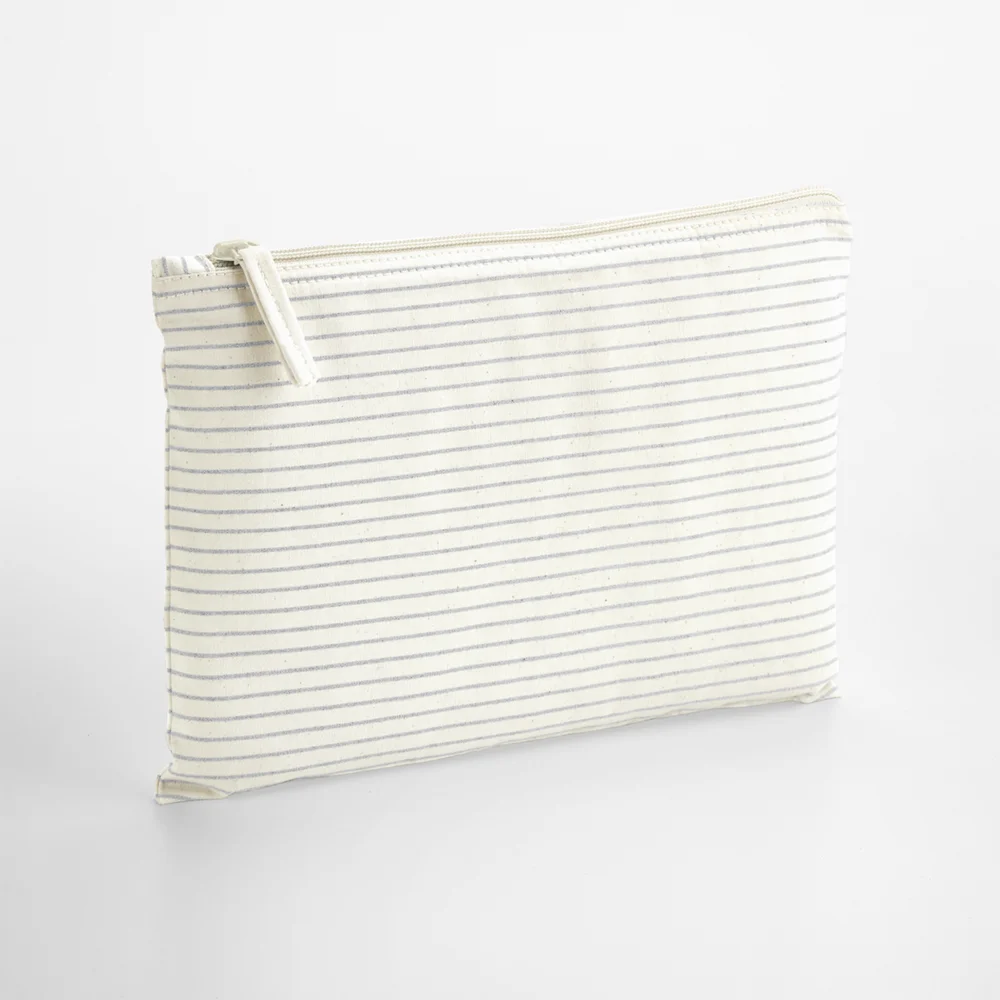 Accessory Bag with Stripes