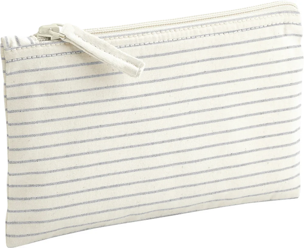 Accessory Bag with Stripes