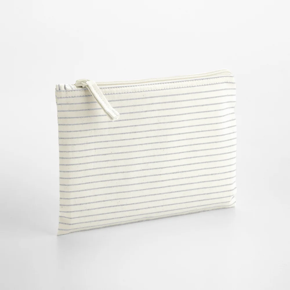 Accessory Bag with Stripes