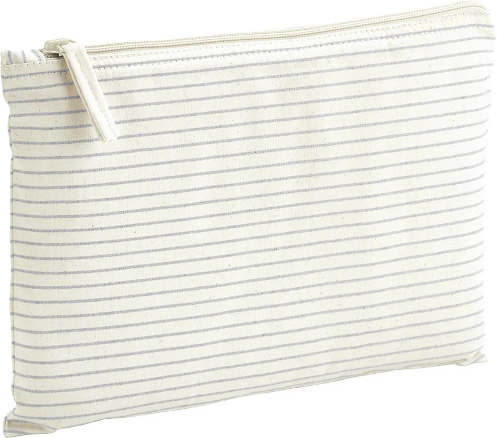 Accessory Bag with Stripes