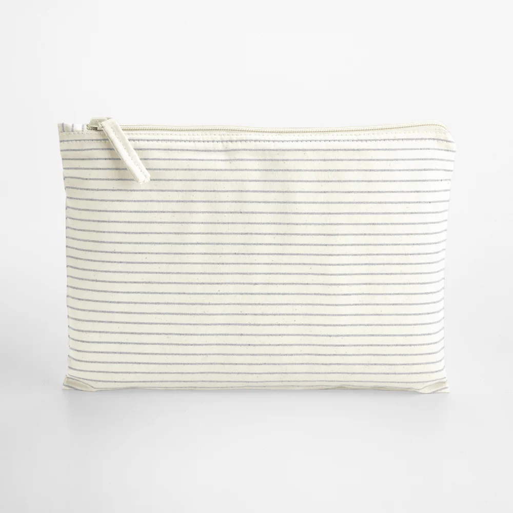 Accessory Bag with Stripes