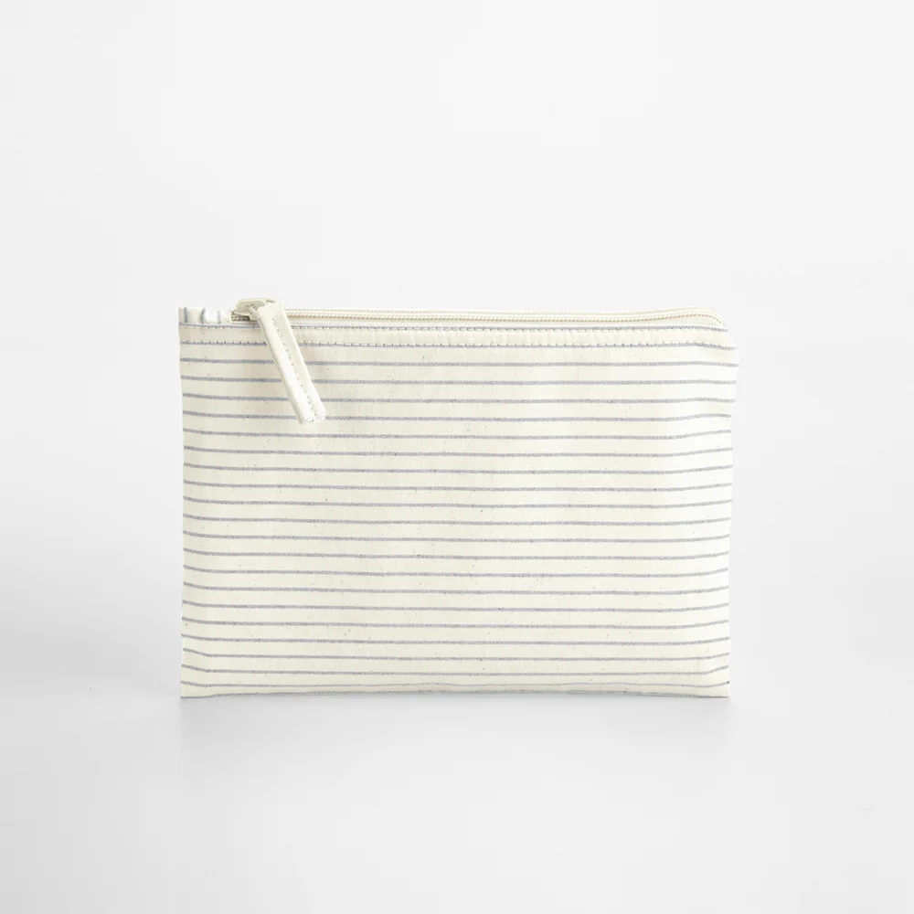 Accessory Bag with Stripes