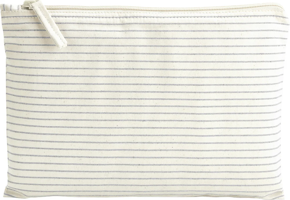Accessory Bag with Stripes