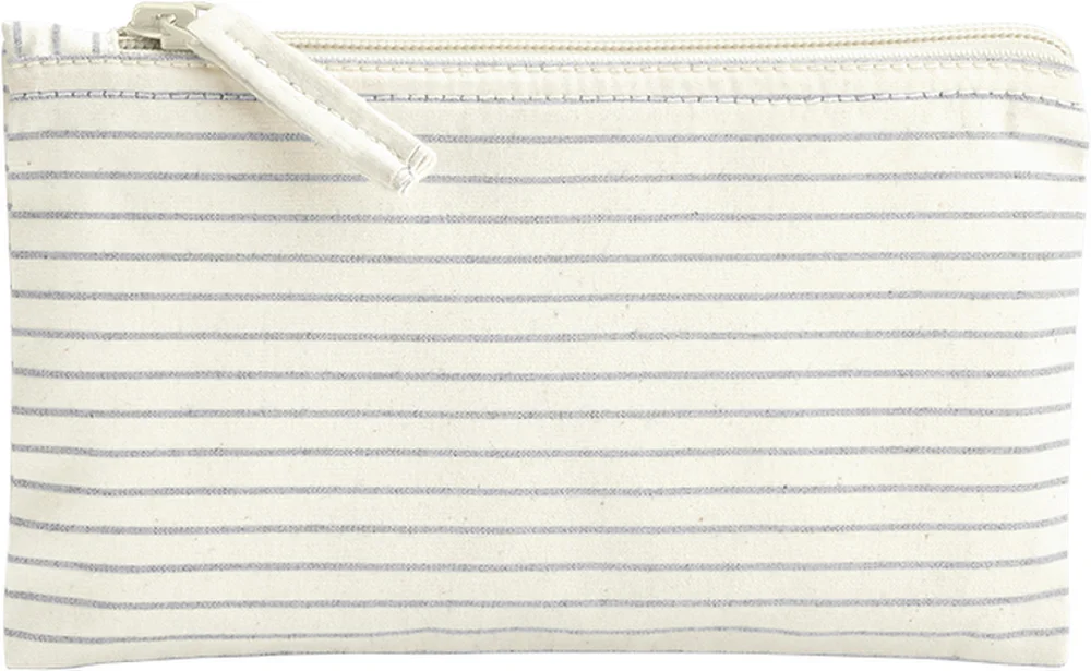 Accessory Bag with Stripes