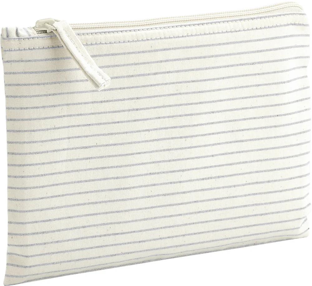 Accessory Bag with Stripes