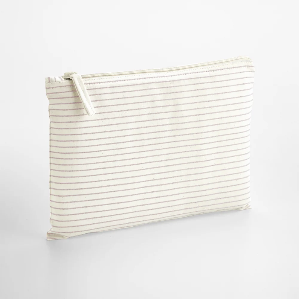 Accessory Bag with Stripes