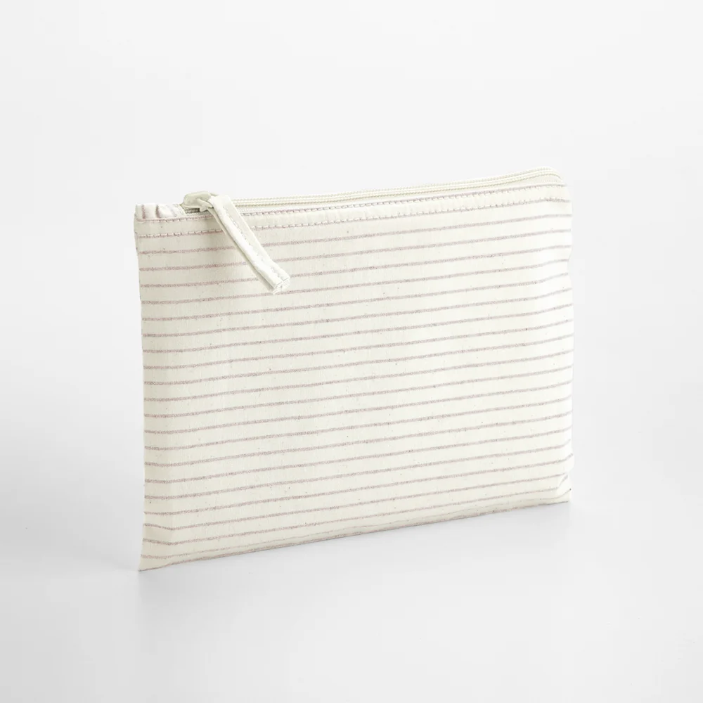 Accessory Bag with Stripes