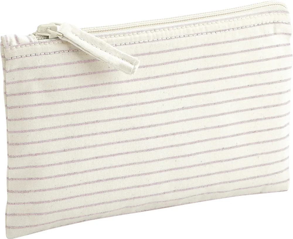 Accessory Bag with Stripes