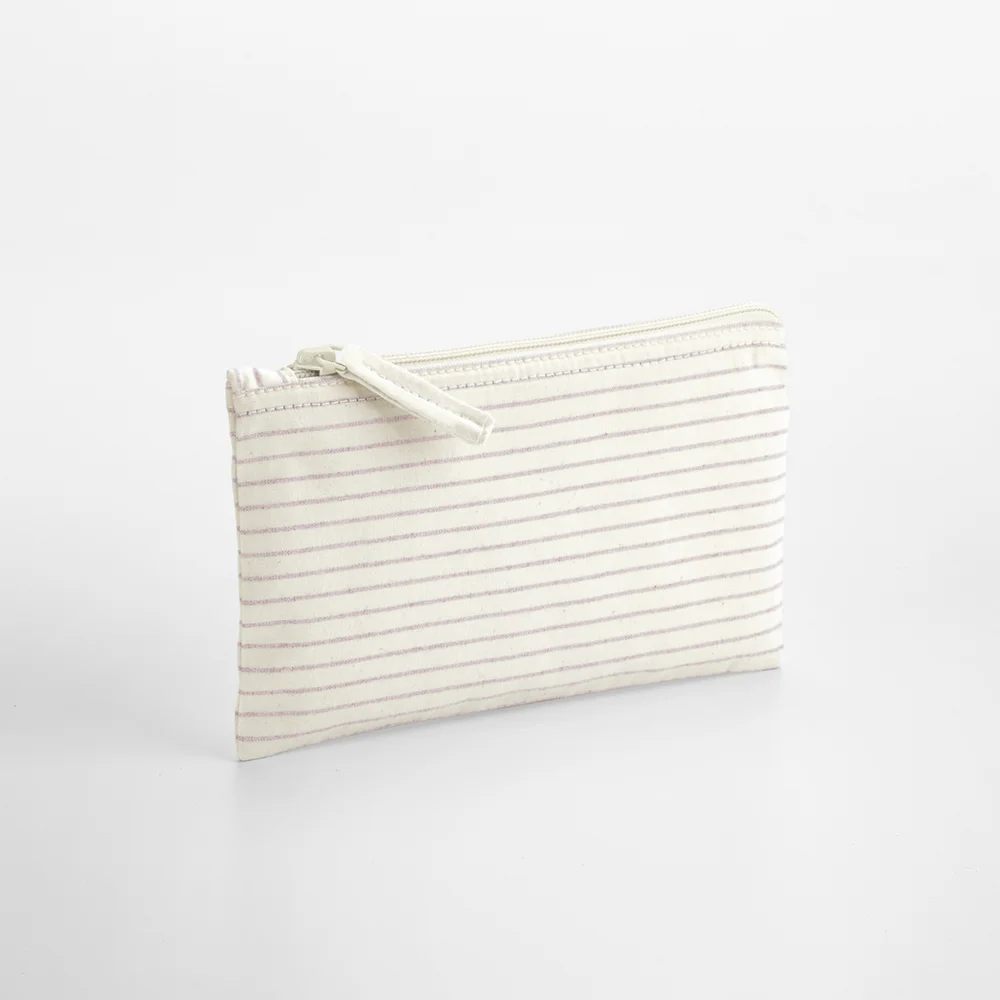 Accessory Bag with Stripes
