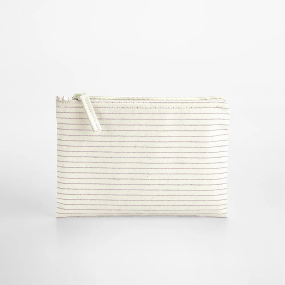 Accessory Bag with Stripes