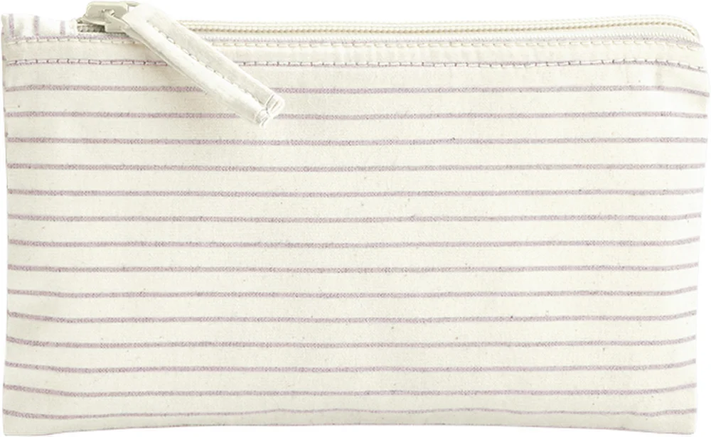 Accessory Bag with Stripes