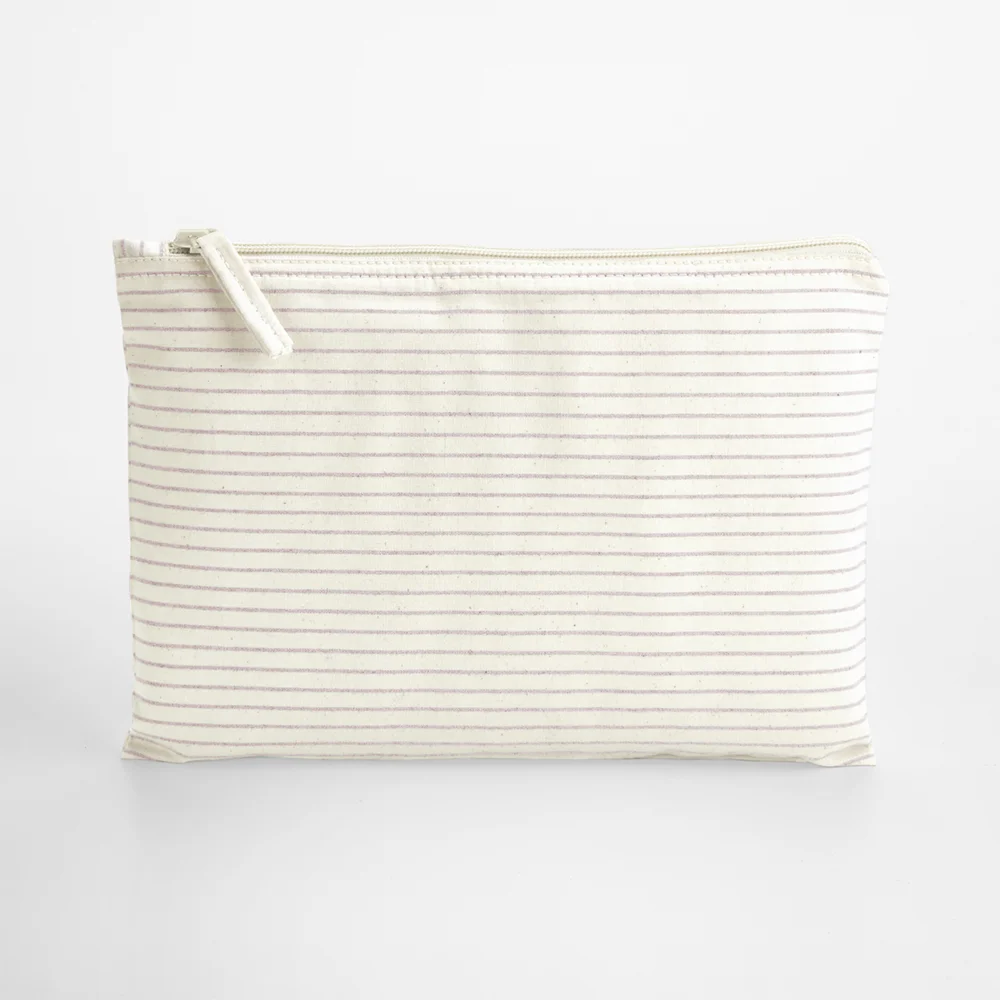 Accessory Bag with Stripes